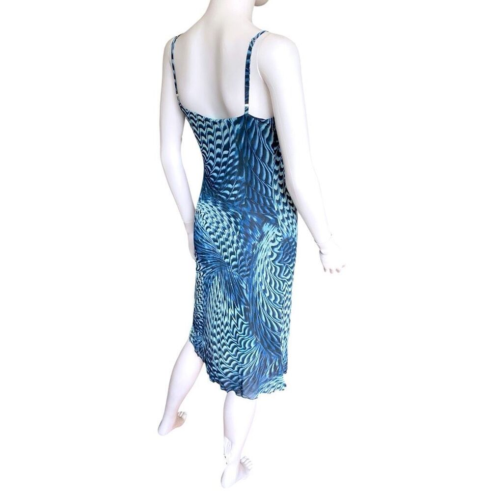 euro y2k vintage siren midi dress - Picture 6 of 8